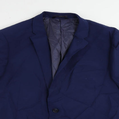 Mens UK Size 44 Marks and Spencer Regular Blue Suit Jacket