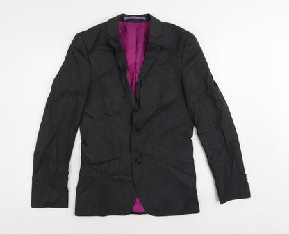 Mens UK Size 34 Marks and Spencer Regular Grey Suit Jacket