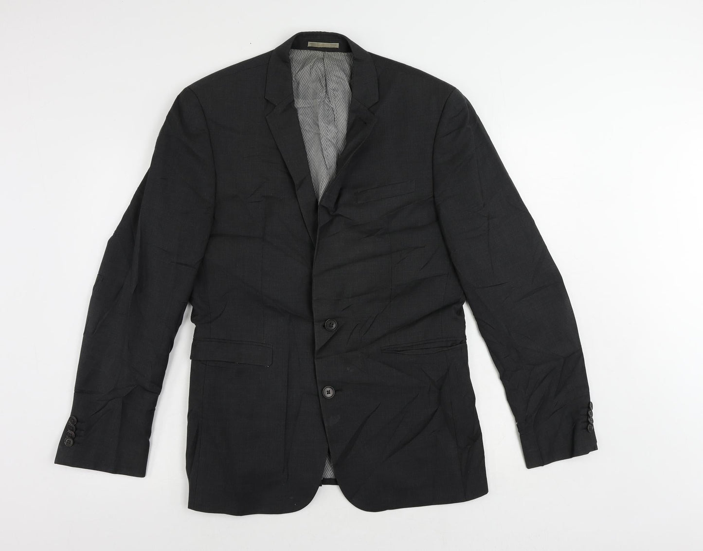 Mens UK Size 38 NEXT Regular Grey Suit Jacket