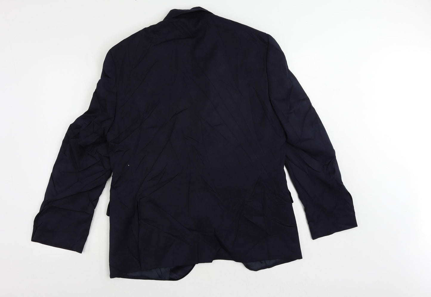 Mens UK Size 40 Marks and Spencer Regular Blue Suit Tuxedo