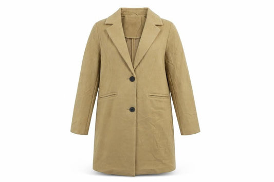 Womens UK Size 10 Marks and Spencer Beige Overcoat