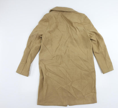 Womens UK Size 10 Marks and Spencer Beige Overcoat