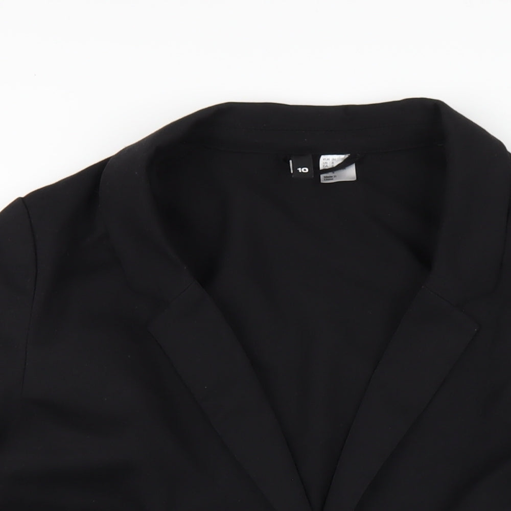 Womens UK Size 10 H&M Regular Black Blazer