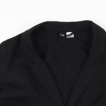 Womens UK Size 10 H&M Regular Black Blazer