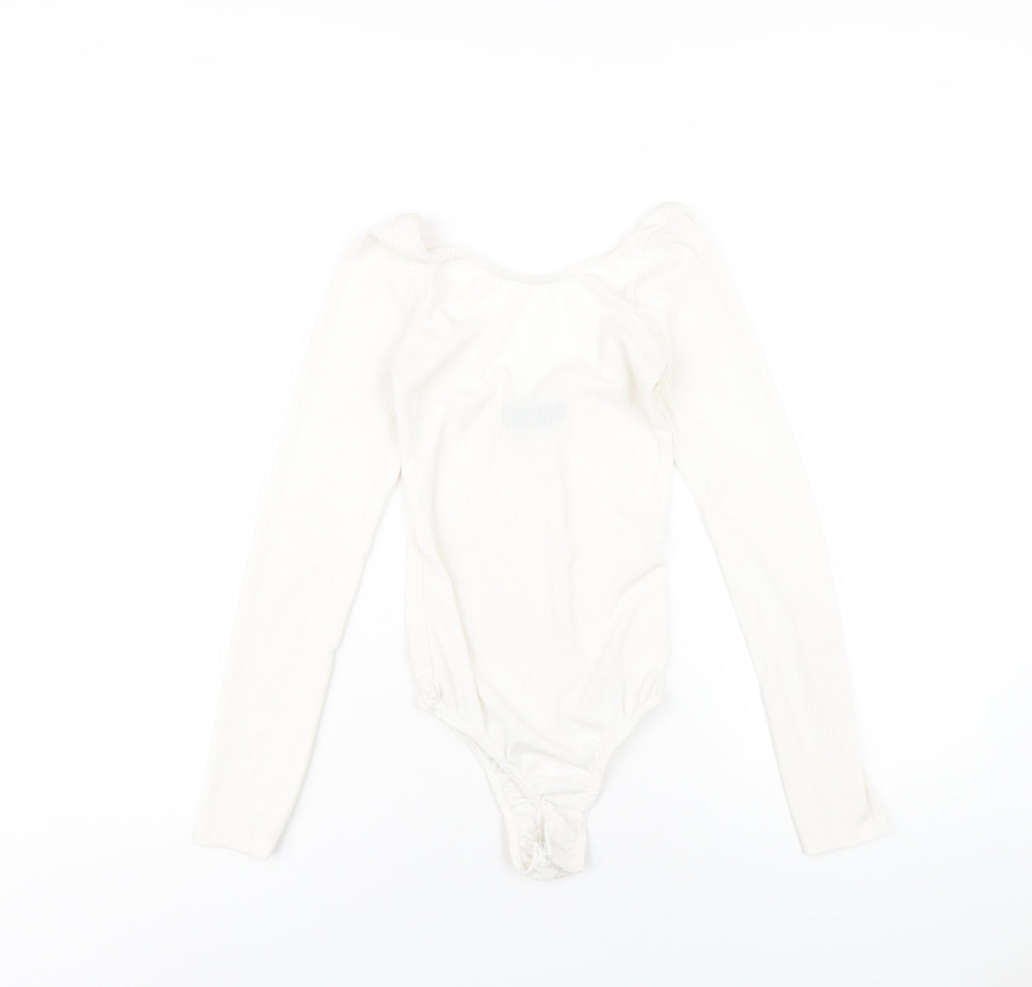 Womens UK Size 6 PRETTYLITTLETHING One-Piece Ivory Bodysuit
