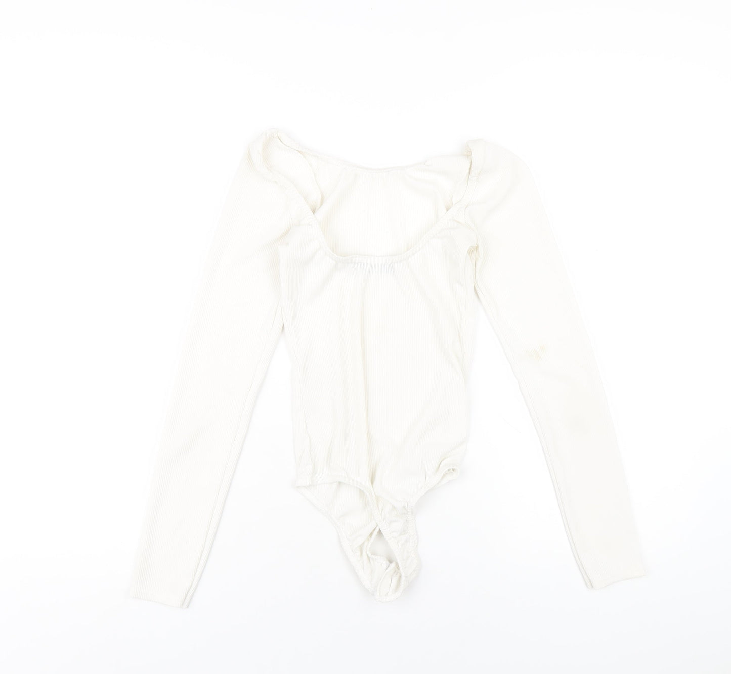 Womens UK Size 6 PRETTYLITTLETHING One-Piece Ivory Bodysuit