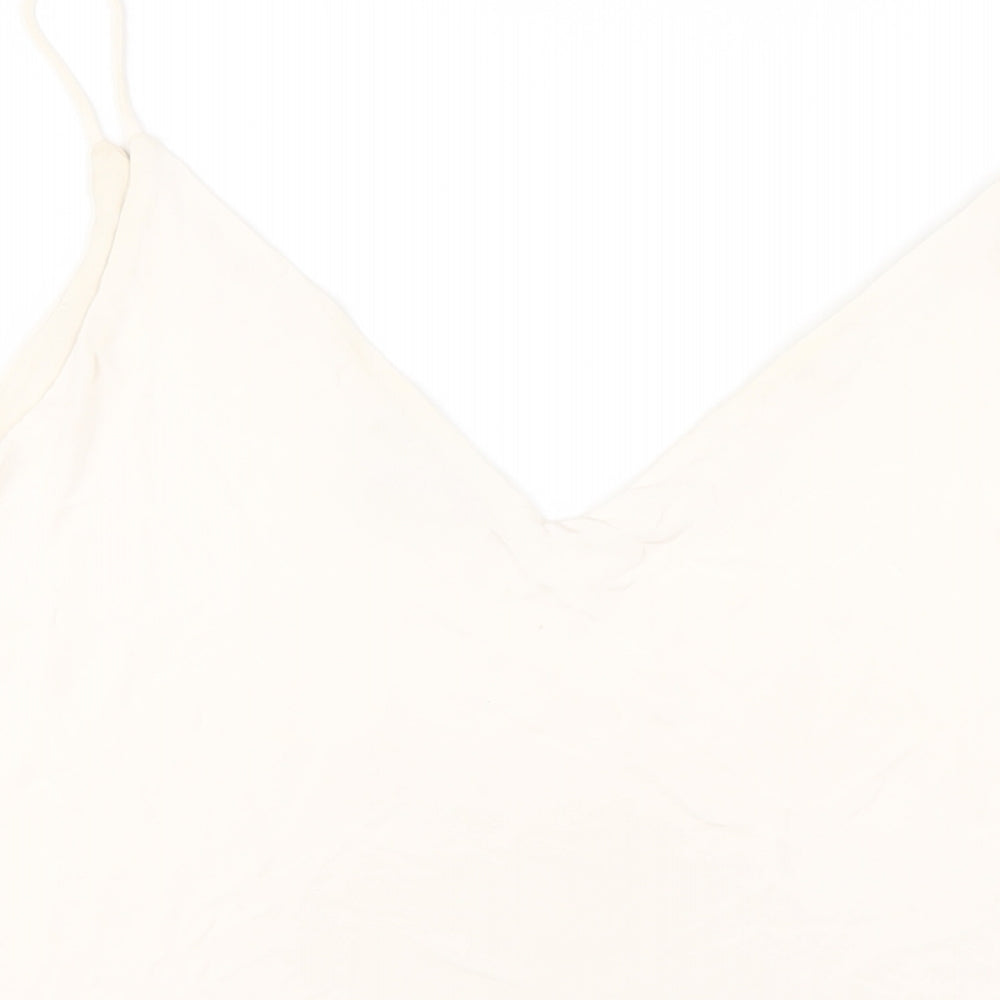 Womens UK Size XL H&M Ivory Camisole T-Shirt