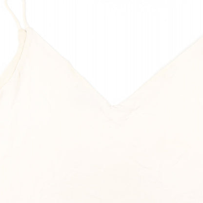 Womens UK Size XL H&M Ivory Camisole T-Shirt