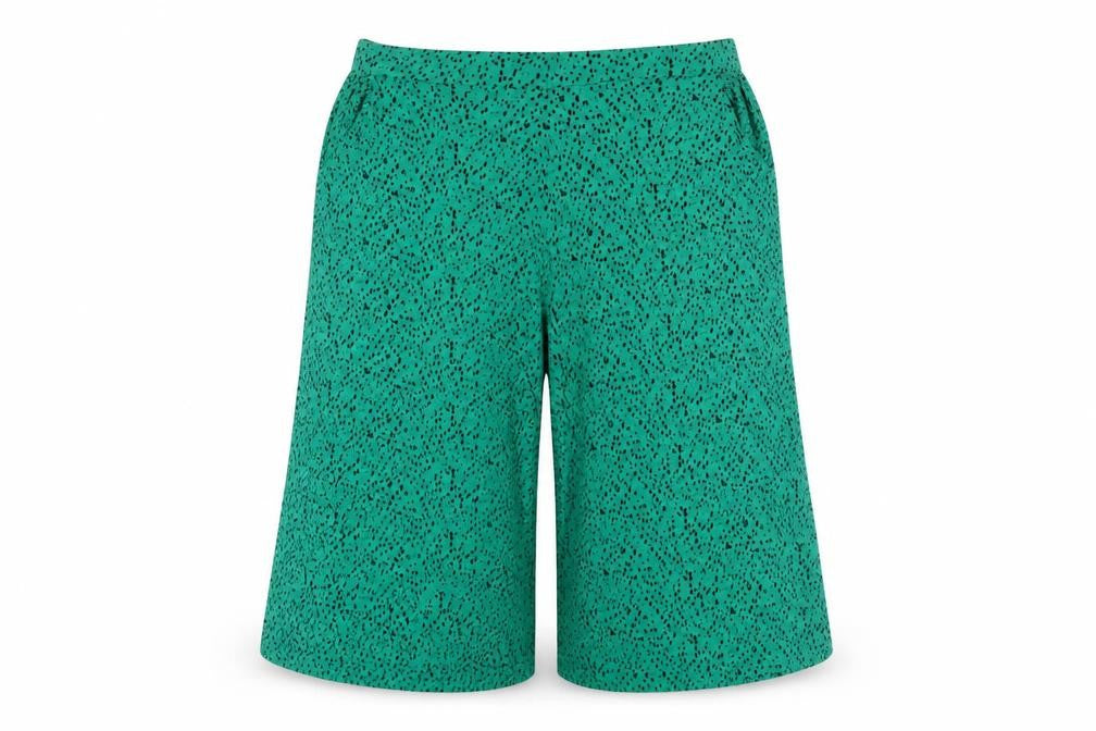 Womens UK Size 16 Capsule Regular Fit Capri Green Trousers