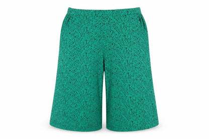 Womens UK Size 16 Capsule Regular Fit Capri Green Trousers