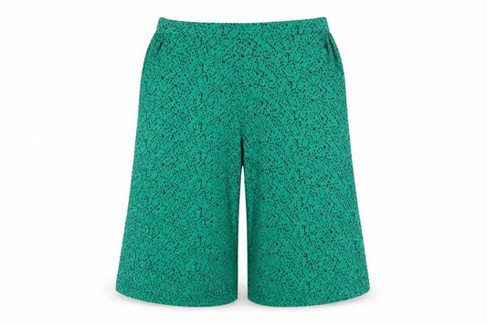 Womens UK Size 16 Capsule Regular Fit Capri Green Trousers