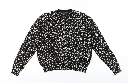 Womens UK Size 16 Marks and Spencer Black Cardigan Jumper