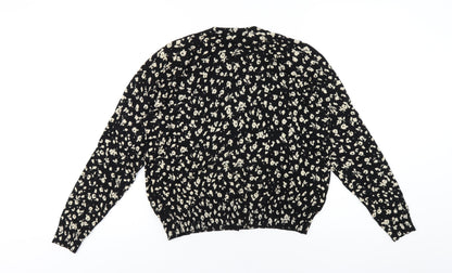 Womens UK Size 16 Marks and Spencer Black Cardigan Jumper