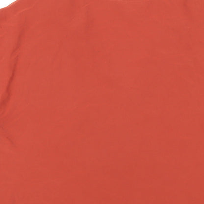 Womens UK Size 8 NEXT Orange Basic T-Shirt