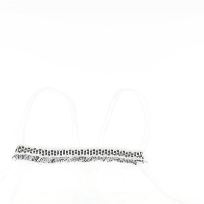 Womens UK Size 14 NEXT White Camisole T-Shirt