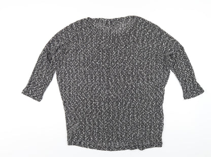 Womens UK Size 10 New Look Black Pullover Jumper