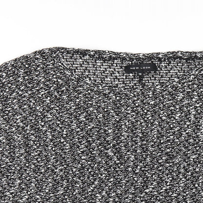 Womens UK Size 10 New Look Black Pullover Jumper