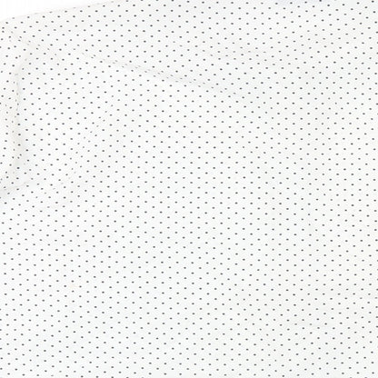 Womens UK Size 24 Classic White Basic Button-Up
