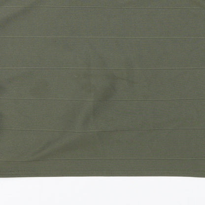 Missguided Womens Green Polyester Mini Skirt Size 10