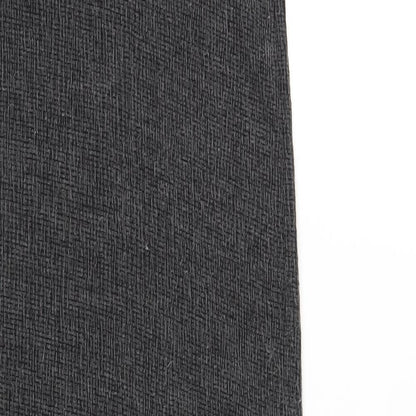 Topshop Womens Grey Polyester Bodycon Size 10 Sweetheart Pullover