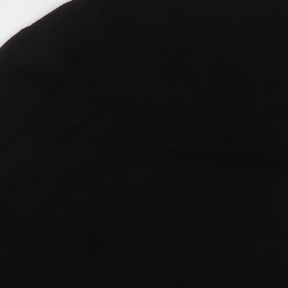 Fenix Trading Womens Black Round Neck Acrylic Pullover Jumper Size XL