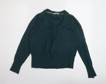 Womens UK Size 14 Marks and Spencer Green Pullover Jumper