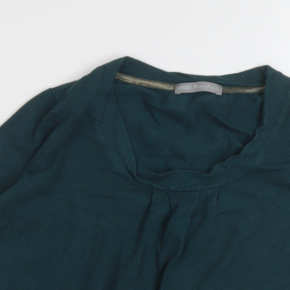 Womens UK Size 14 Marks and Spencer Green Pullover Jumper
