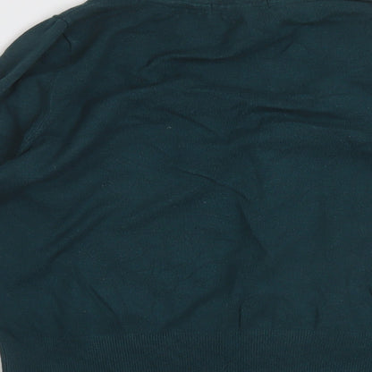 Womens UK Size 14 Marks and Spencer Green Pullover Jumper