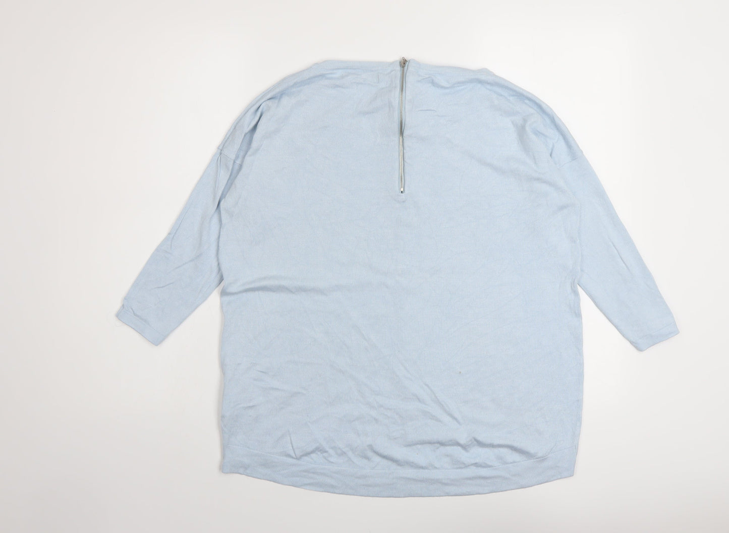 Womens UK Size M Mohito Blue Pullover Jumper