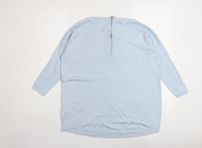 Womens UK Size M Mohito Blue Pullover Jumper