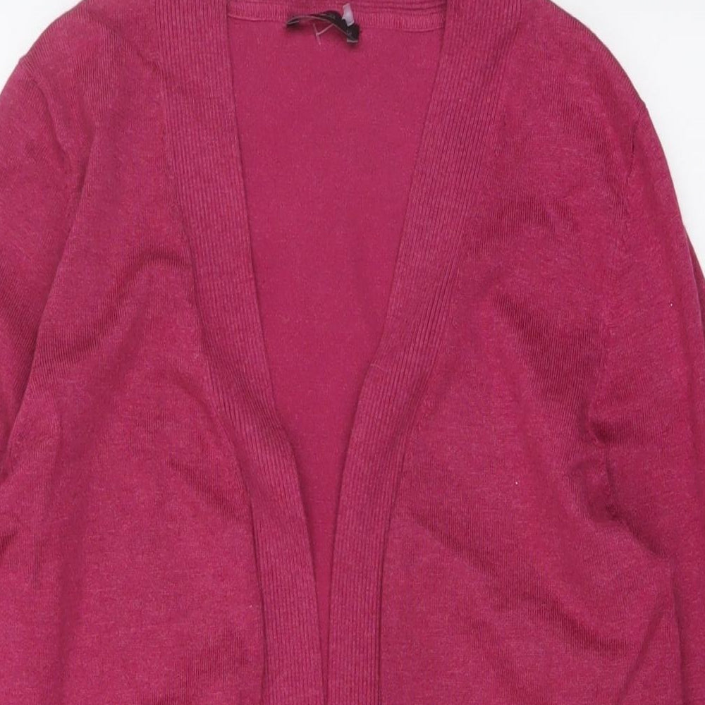Womens UK Size 12 M&Co Purple Cardigan Jumper
