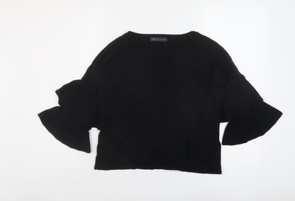 Womens UK Size 10 Marks and Spencer Black Pullover Jumper