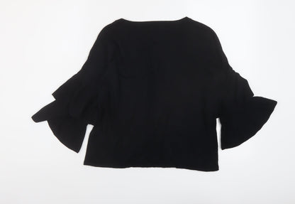 Womens UK Size 10 Marks and Spencer Black Pullover Jumper