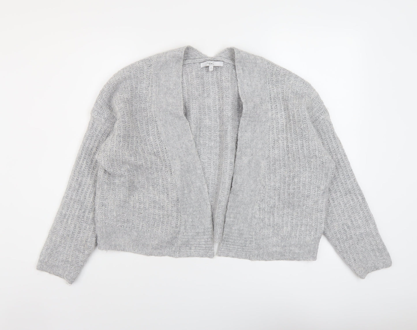 Womens UK Size XS NEXT Grey Cardigan Jumper