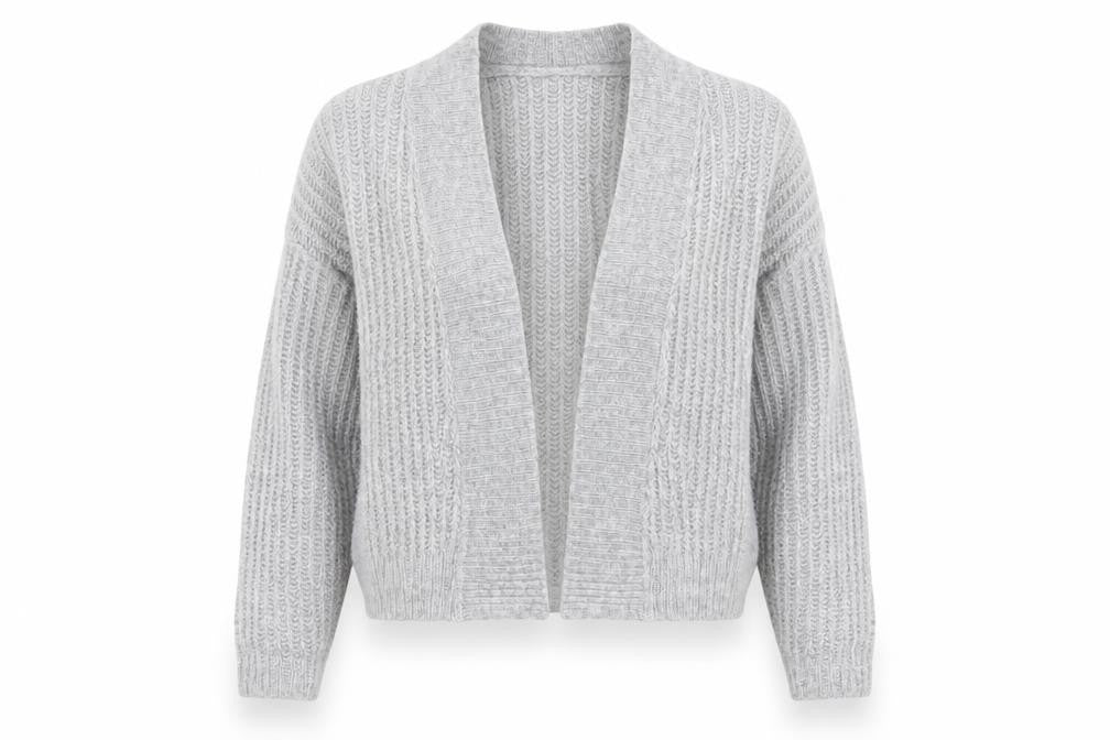 Womens UK Size XS NEXT Grey Cardigan Jumper