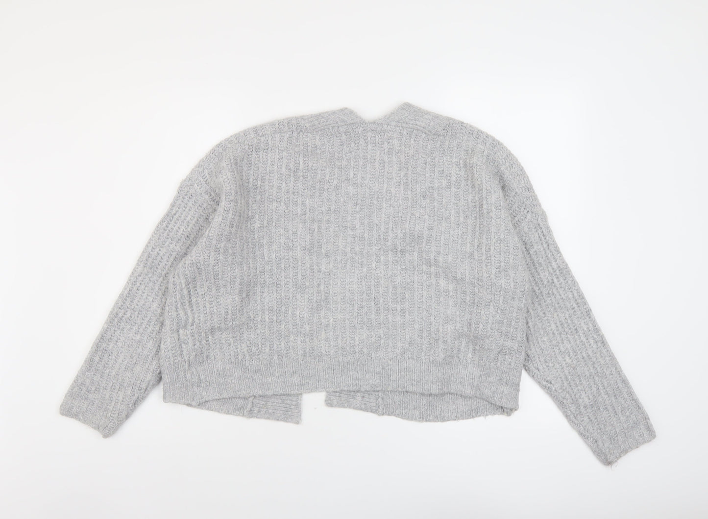 Womens UK Size XS NEXT Grey Cardigan Jumper