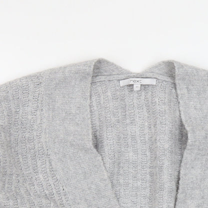 Womens UK Size XS NEXT Grey Cardigan Jumper