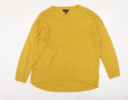 Womens UK Size L New Look Yellow Pullover Jumper
