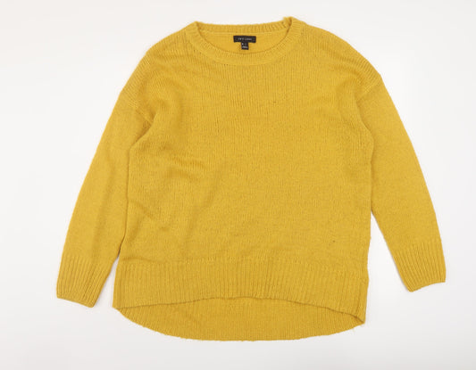 Womens UK Size L New Look Yellow Pullover Jumper