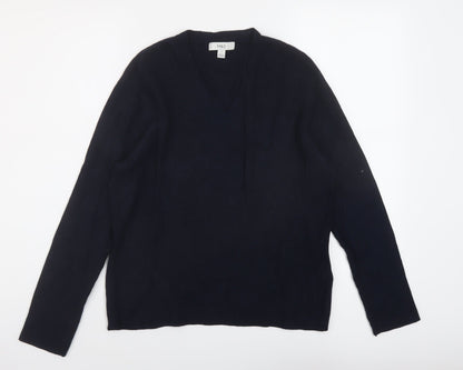 Womens UK Size S Marks and Spencer Blue Pullover Jumper