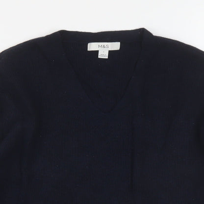 Womens UK Size S Marks and Spencer Blue Pullover Jumper