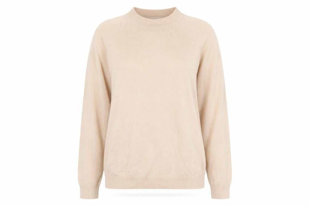 Womens UK Size 10 Debenhams Beige Pullover Jumper