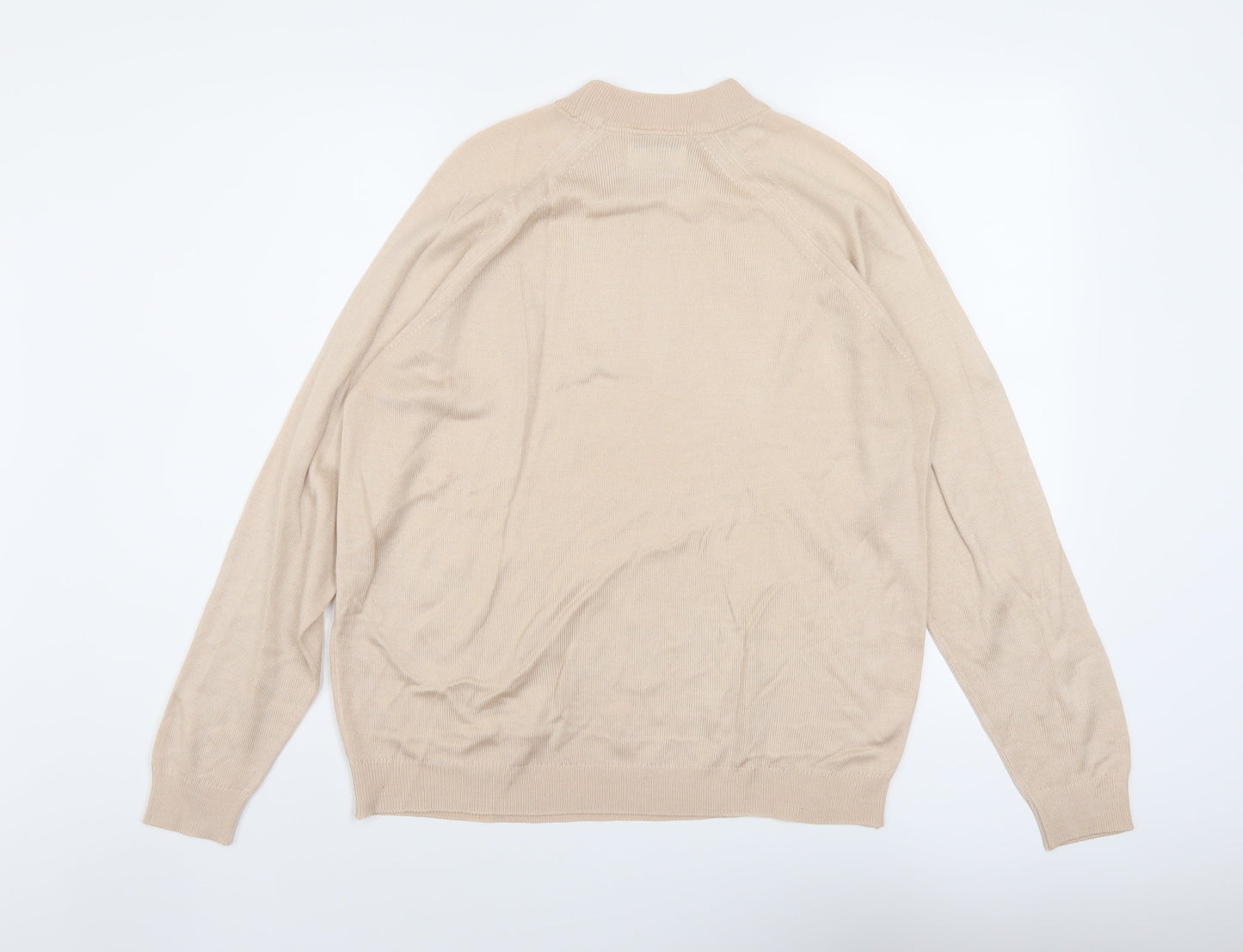 Womens UK Size 10 Debenhams Beige Pullover Jumper