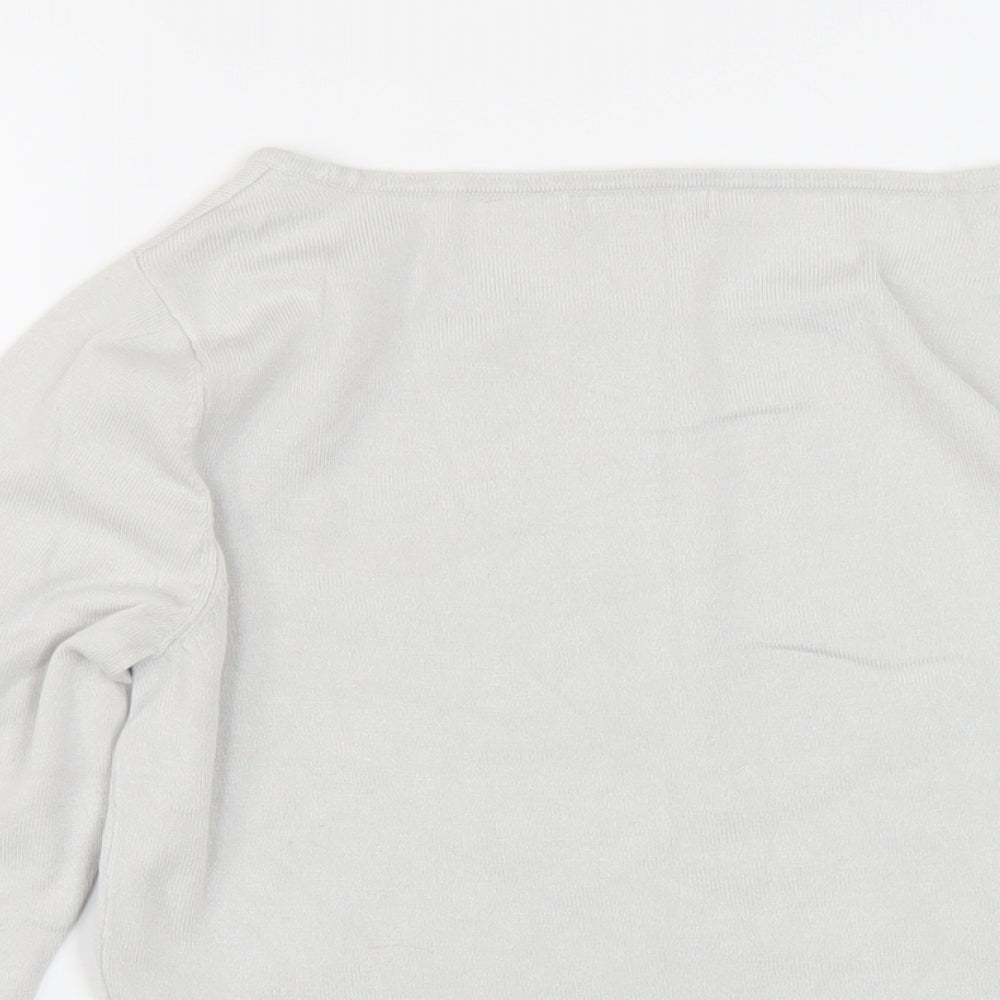 Womens UK Size 10 Monsoon Grey Pullover Jumper