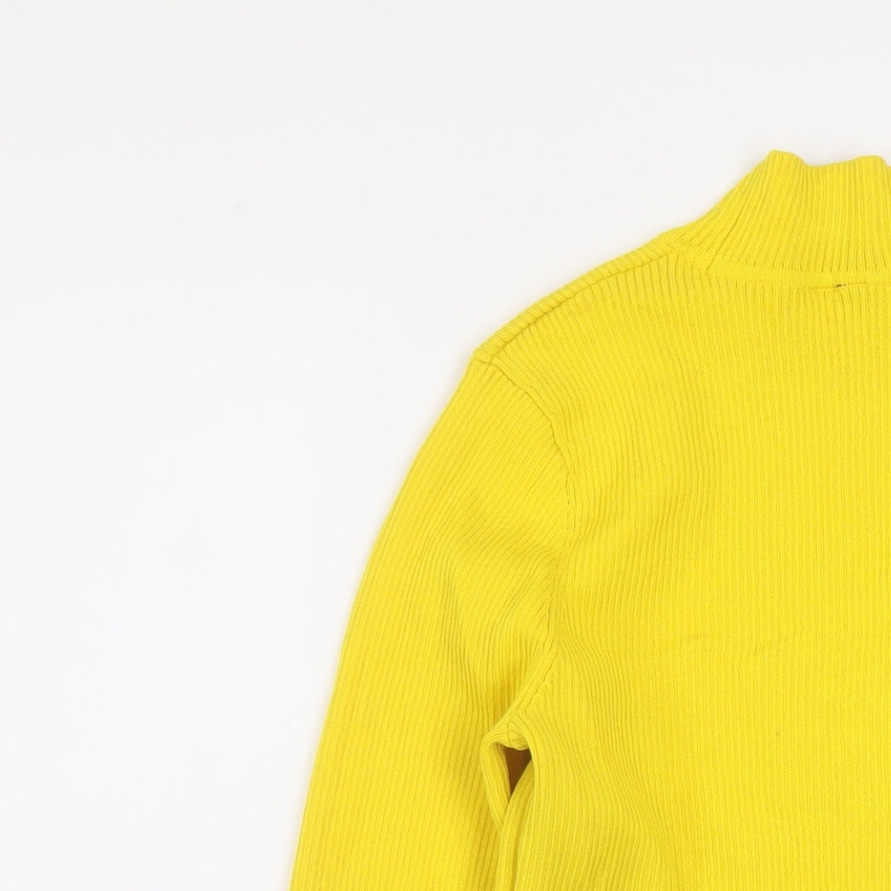 Womens UK Size M H&M Yellow Pullover Jumper