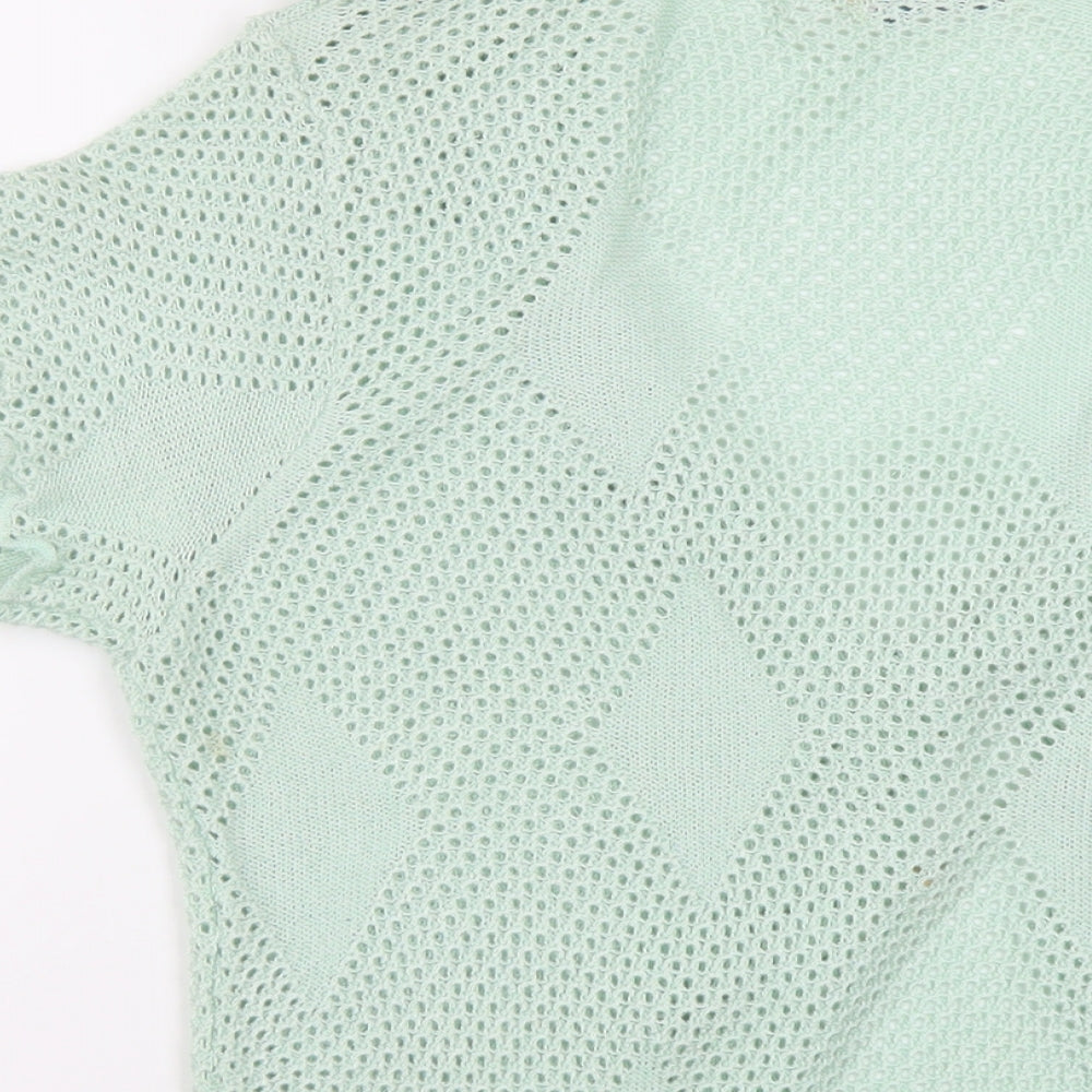 Womens UK Size XL Keeno Green Shrug Jumper