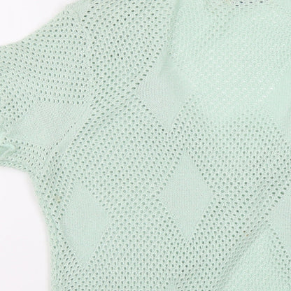 Womens UK Size XL Keeno Green Shrug Jumper
