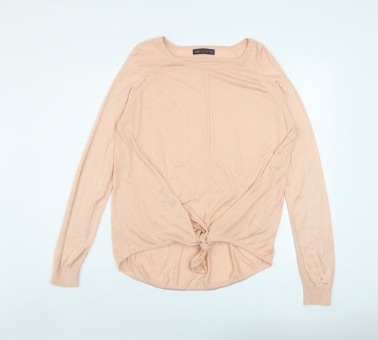 Womens UK Size M Marks and Spencer Pink Pullover Jumper