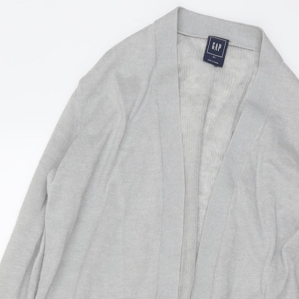 Womens UK Size XS Gap Grey Cardigan Jumper