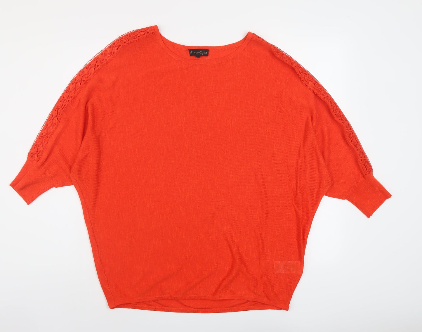 Womens UK Size M Phase Eight Red Pullover Jumper